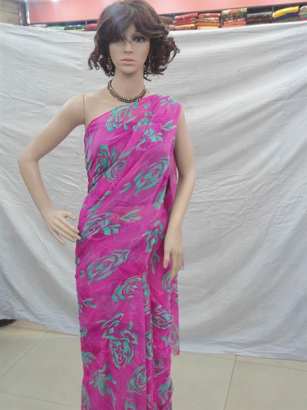japanish printed saree
