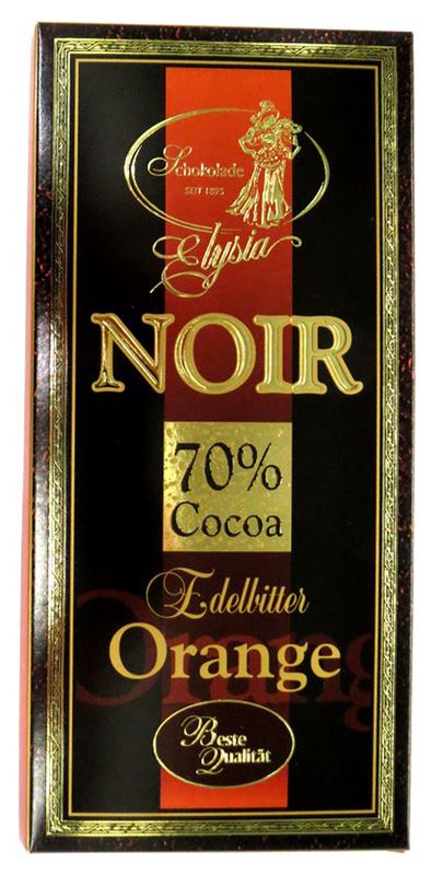 Schokolade Elysia  Noir Orange (100g)