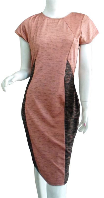 Half Sleeve Bodycon Dress (82)