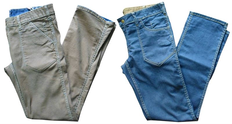 reversible jeans