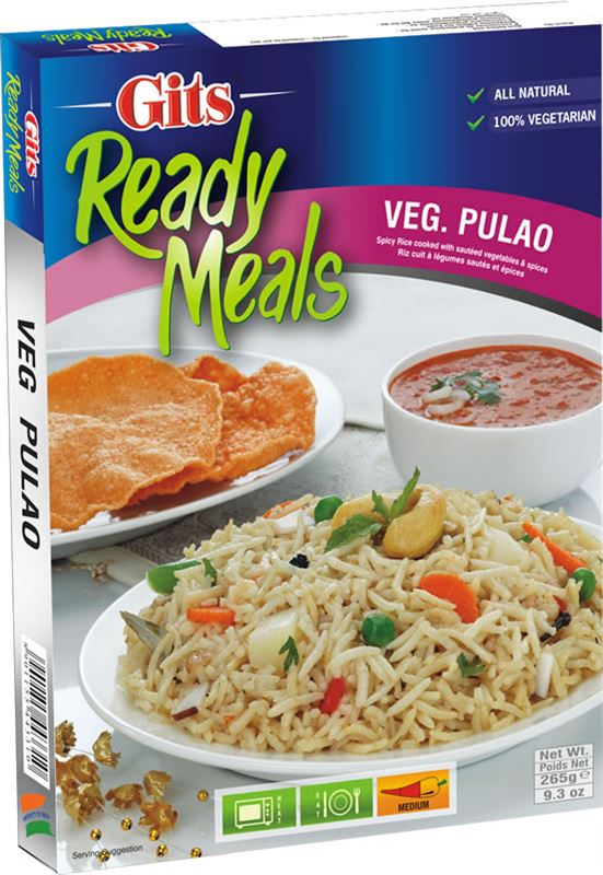 Gits Ready Meals Veg Pulao (265g)