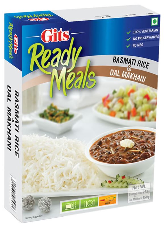 Gits Ready Meals Basmati Rice N Dal Makhani (375g)