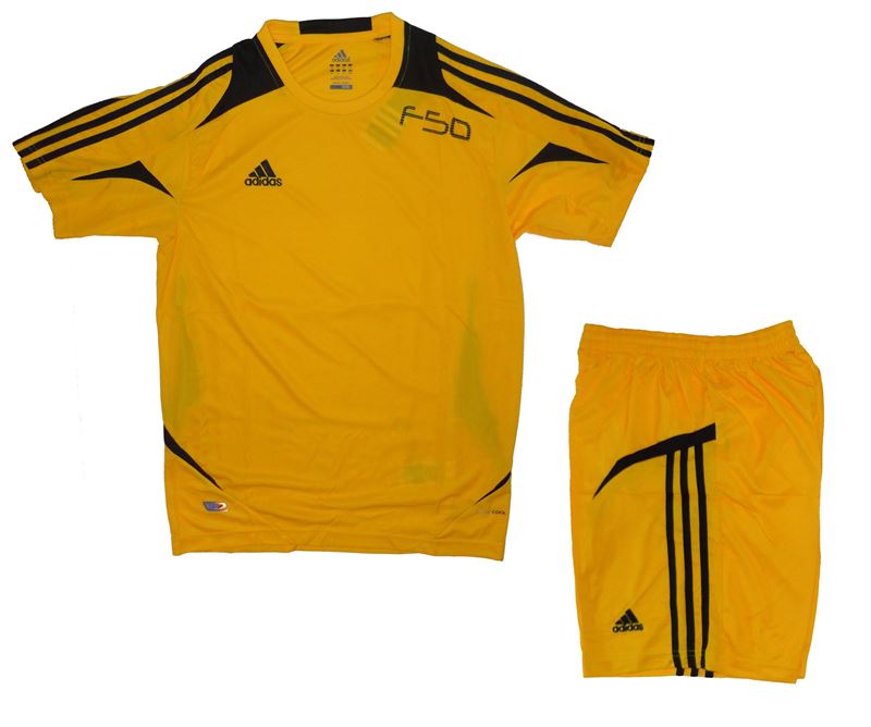 Adidas Yellow Jersey With Shorts