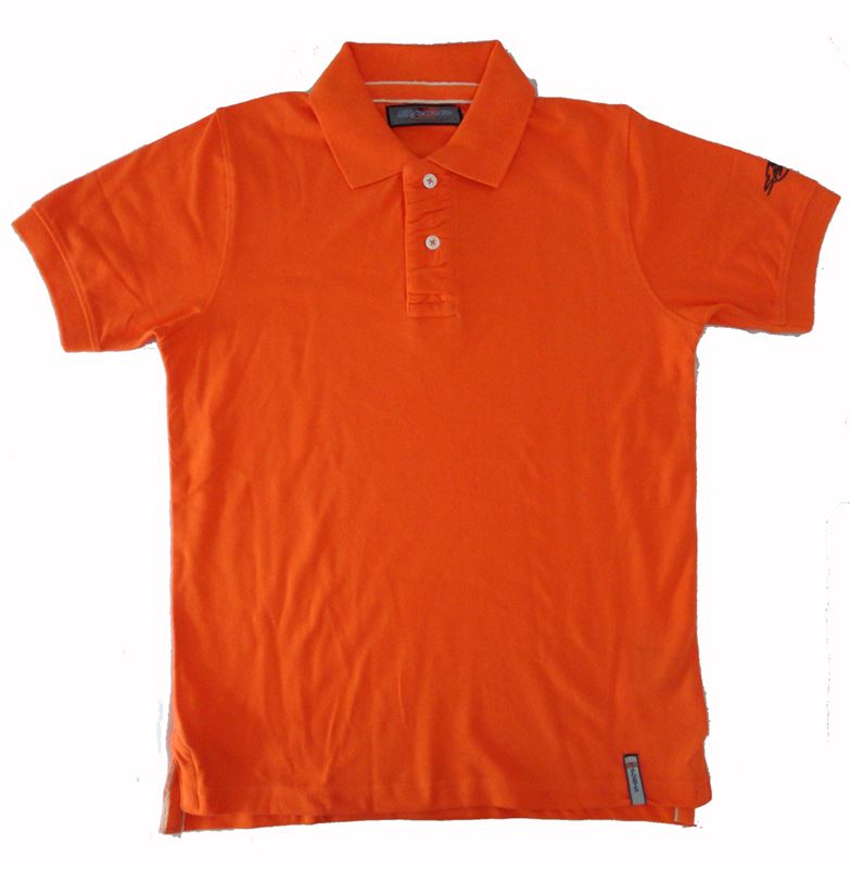 BK Sports  Polo V Neck Orange T shirt