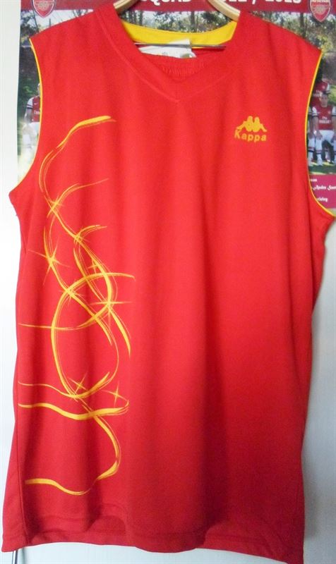 Red Kappa Basketball Jersey With Shorts (303)