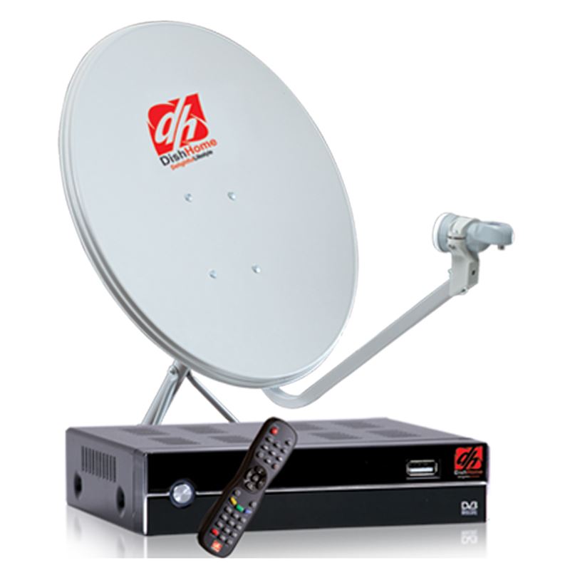 Dish Antenna with Smart Box Satellite Receiver (Normal)
