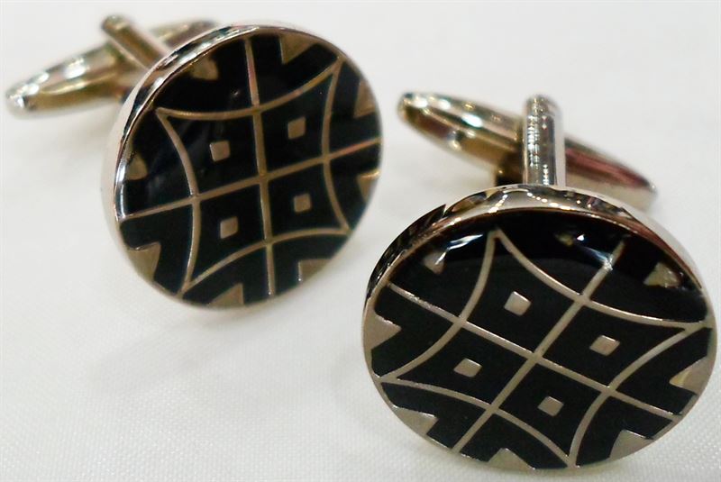 Zodiac Black Cufflink (A190)