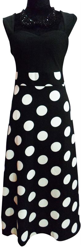 Get Gorgeous Ladies Long Polka Dress (GGS0010)