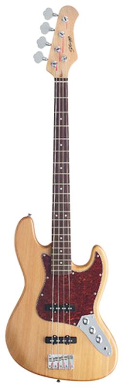 Natural Semi Gloss Standard Jazz String Electric Bass Electric Guitar(Stagg B300 BK)