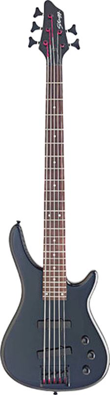 5 String Fusion  Electric  Bass Guitar (Stagg BC300/5 BK )