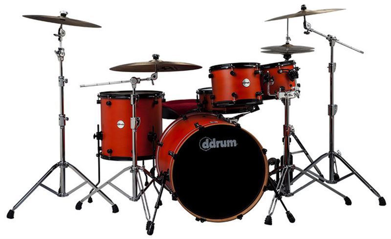 Ddrum JMP522 IM Iced Mocha Basswood Shell Journeyman Player 5 Piece Drum Kit