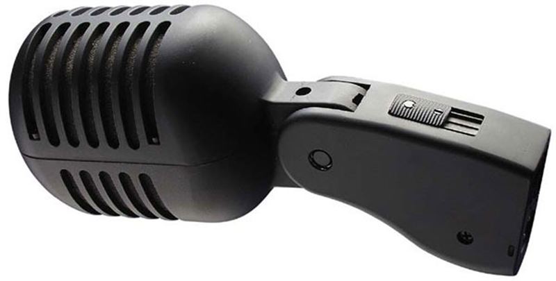 Stagg MD-007BKH 50's/60's Style Dynamic Stand-Mounted Microphone for Vocal Pickup
