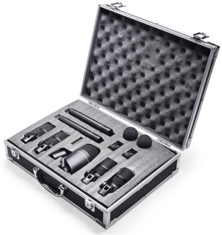 DRUM MIC SET(7 PC)+2 CLAMPS/CASE (DMS-5700H)