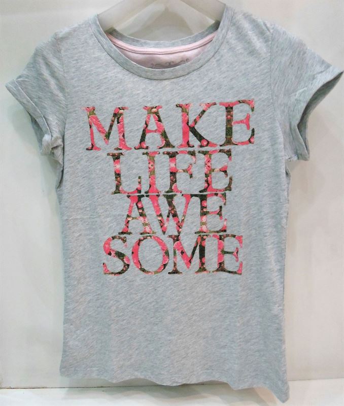 Jeanswest Ladies Make Life Awesome T-Shirt (42-273537 8085)