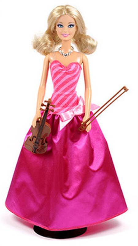 barbie with violin