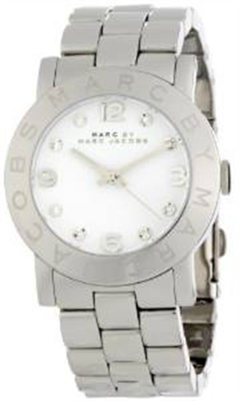 Marc by Marc Jacobs Women's MBM3054 Amy Midsize White Dial Watch