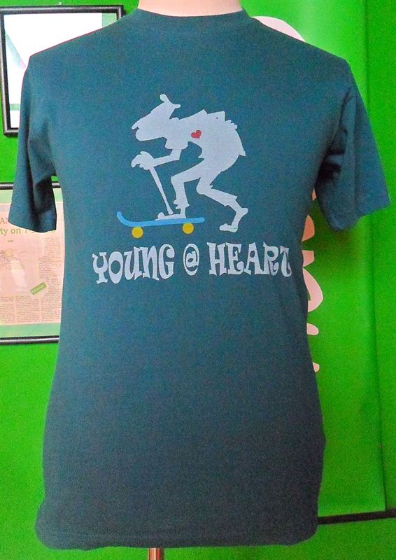 Phalano Luga Gents Petrol Blue Young @ Heart T-Shirt