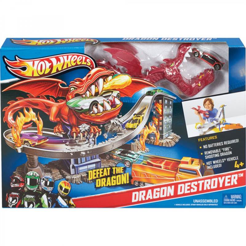 hot wheels dragon track set