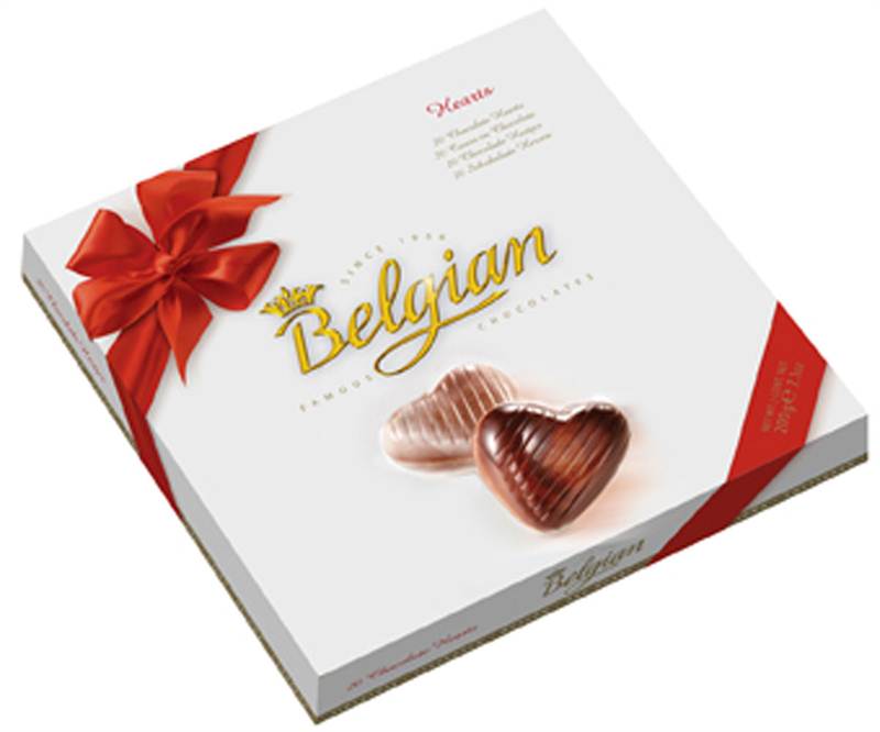 Belgain Hearts Famous Chocolates (200g)