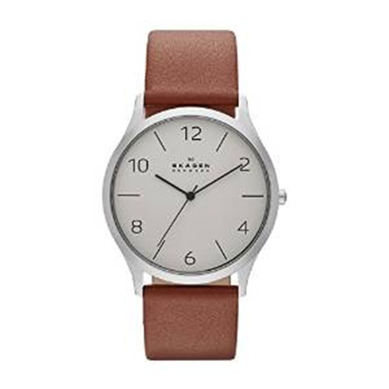 Skagen SKW6150 Mens Jorn Brown Leather Strap Watch