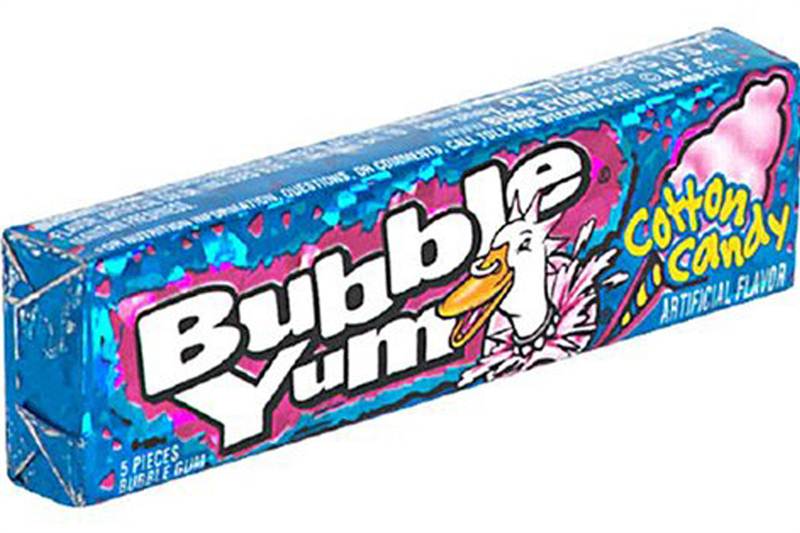 Bubble Yum Cotton Candy  (10 Pieces)(176g)