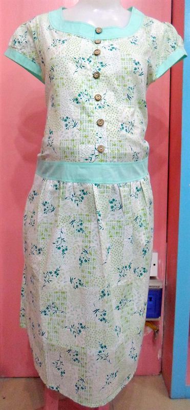 Maternity Printed Cotton Dress (T2/450/9)