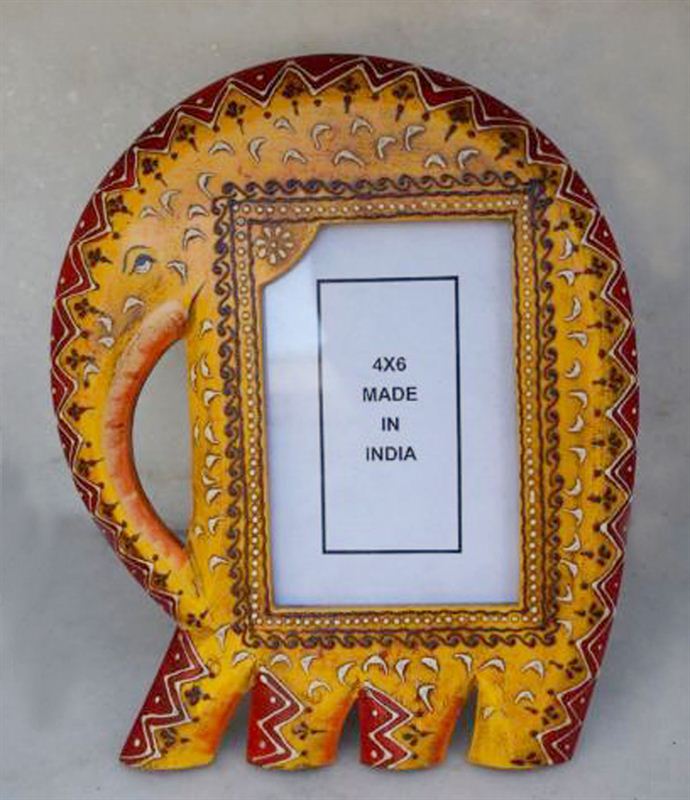 Wooden Elephant Photo Frame (12 inch )