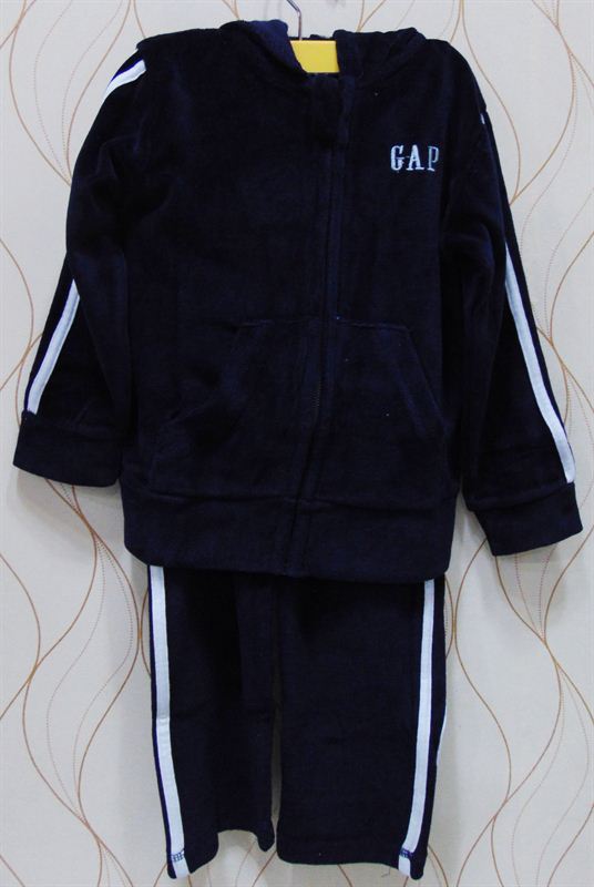 Black  Baby Track Suite: Adidas