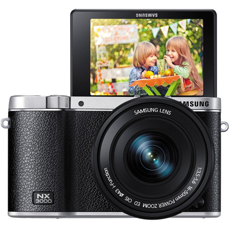 Samsung Mirrorless Digital Camera NX3000 (With 16-50mm Lens)