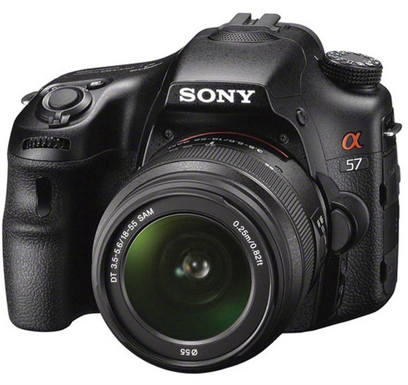 Sony Alpha SLT-A57 DSLR Camera (With 18-55mm Lens)