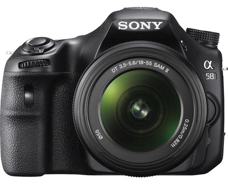 Sony Alpha SLT-A58K DSLR Camera (With DT 18-55mm SAM II Lens)