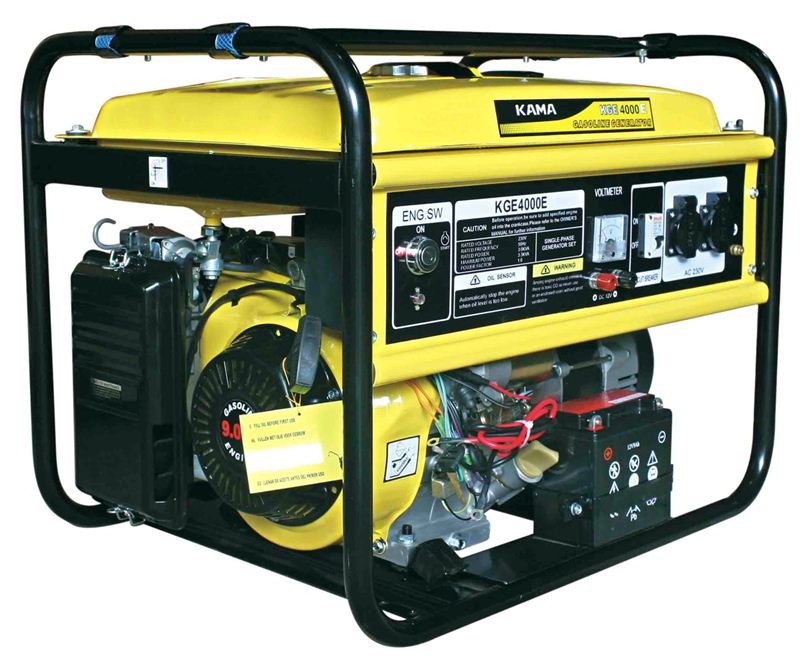 Kipor 3 KVA Open Frame Petrol Generator (KGE4000E)