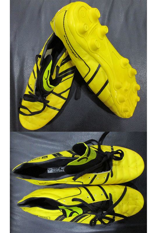 Sega Yellow Football Shoes
