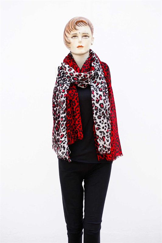 Inaya Animal Printed Pashmina Shawl (IN 40)