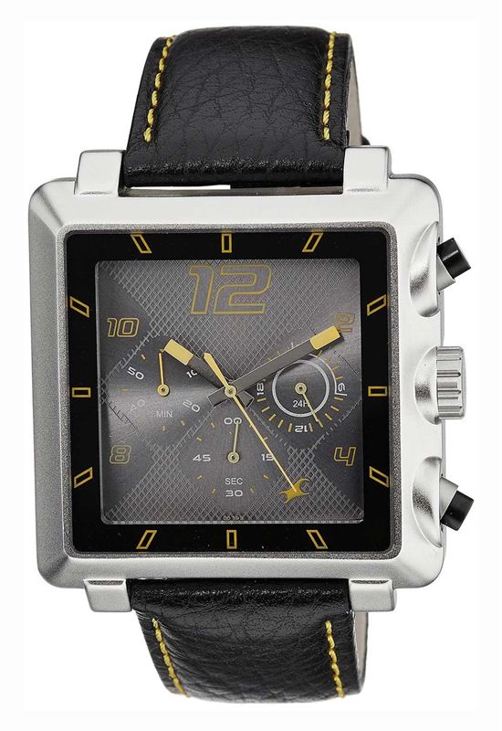 Fastrack Chronograph Grey Dial Men's Watch (3111SL03)