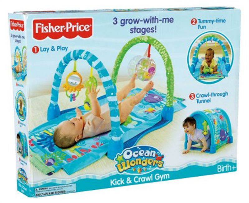 Fisher Price Ocean Wonders Kick & Crawl Gym (P5331)