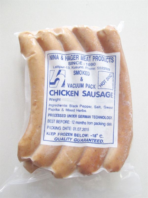 Hot Dog Chicken Plain Sausage (400gm)