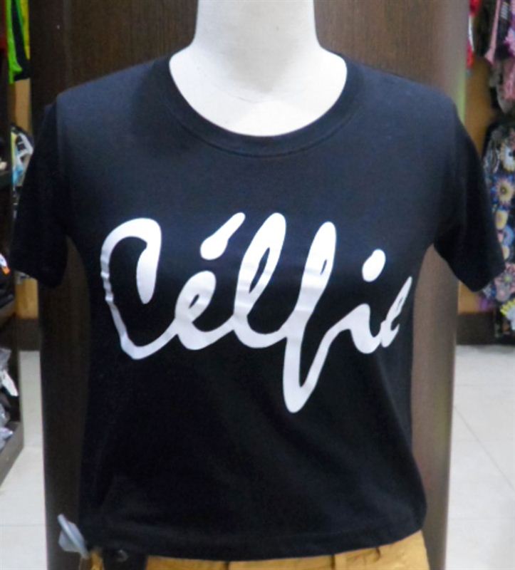 Dot Ladies Celfie Crop Top (B201878)