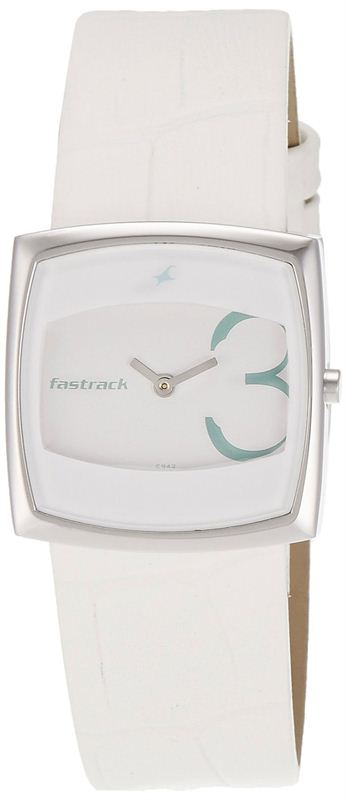 Fastrack Economy Analog White Dial Women's Watch (6013SL02)