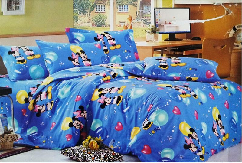 Cotton Bedding Twill Cartoon Printed Bedsheets