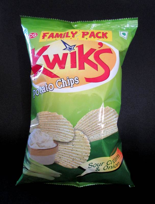 Kwiks Potato Chips Sour Cream & Onion (55g)
