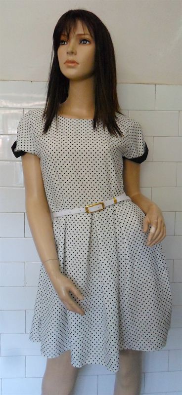 Ladies Polka Dot Dress (BO41)