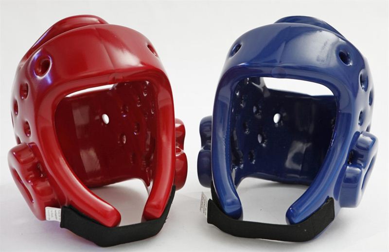 Taekwondo Foam Dip Sparing Helmet (Red And Blue)