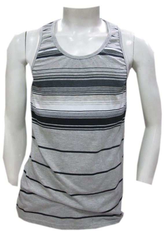 Dot Men's Grey Black Vest (A401002)