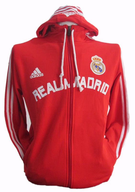 Real madrid hot sale red jacket