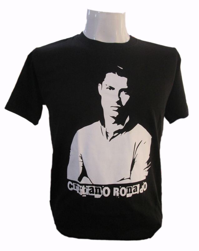 Cristiano Ronaldo Black T shirt