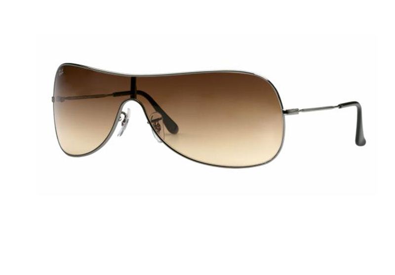 Ray Ban (RB3211) (132mm, Gold Metal Frame/Brown Gradient Lens)