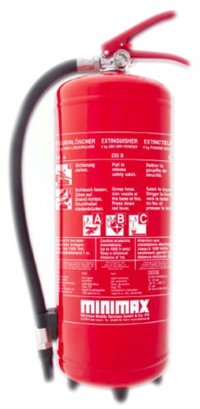 Minimax 6 KG ABC Powder Type Fire Extinguisher