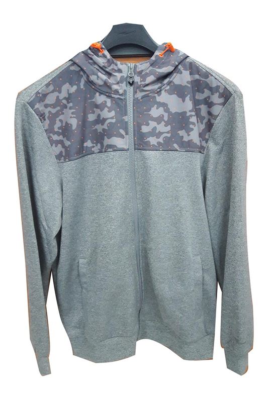 Erke Mens' Grey Army Jacket (429) (11216114238-104)