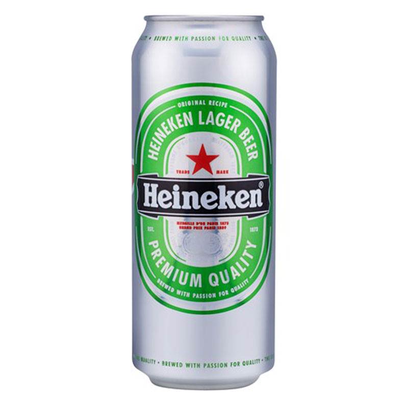 Heineken Lager Can Beer (500ml)